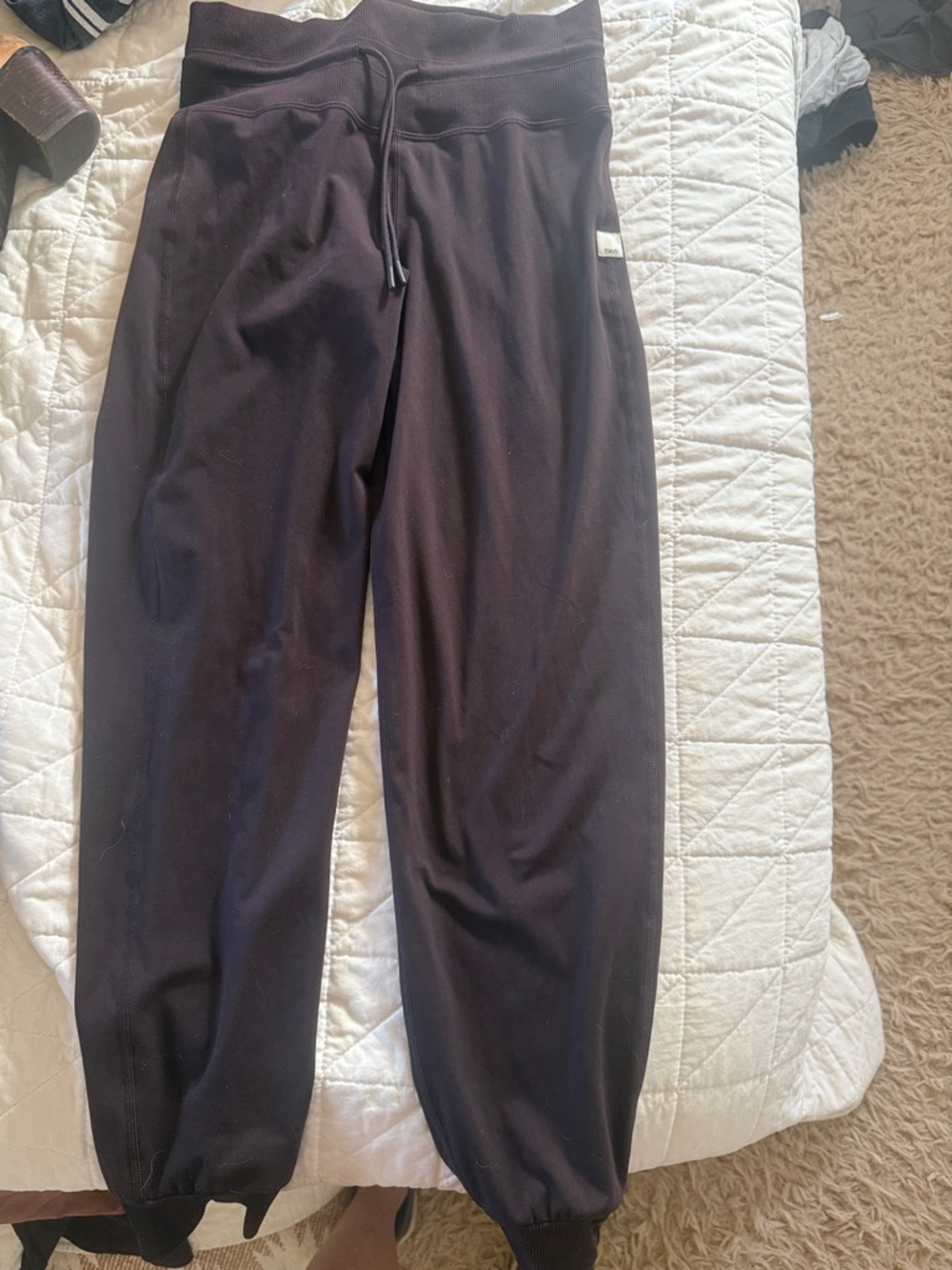 Vuori Black Drawstring Jogger Pants